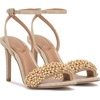 image:imageVince Camuto Arleem Beaded Band Ankle Strap High Heel SandalsNatural