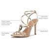 image:imageVince Camuto Arlein Strappy High Heel SandalsGold
