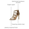 image:imageVince Camuto Azelie Caged High HeelNaturalGold