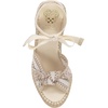 image:imageVince Camuto Bealie Woven Lace Up Wedge SandalsIvory Multi