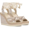 image:imageVince Camuto Bealie Woven Lace Up Wedge SandalsIvory Multi