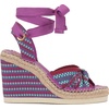 image:imageVince Camuto Bealie Woven Lace Up Wedge SandalsOrchid Multi