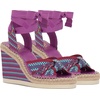 image:imageVince Camuto Bealie Woven Lace Up Wedge SandalsOrchid Multi