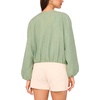 image:imageVince Camuto Cropped Long Sleeve Bubble JacketEucalyptus