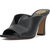 image:imageVince Camuto Galeni Peep Toe High Heel MulesBlack Leather