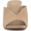 image:imageVince Camuto Galeni Peep Toe High Heel MulesTortilla Suede