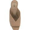image:imageVince Camuto Galeni Peep Toe High Heel MulesTortilla Suede