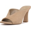image:imageVince Camuto Galeni Peep Toe High Heel MulesTortilla Suede