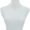 image:imageVince Camuto Gold Tone Simple Chain Necklace with Crystal Rhinestone Pendant