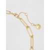 image:imageVince Camuto GoldTone Paperclip Link Chain Necklace with Crystal Stone Pave Bar