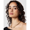 image:imageVince Camuto GoldTone Paperclip Link Chain Necklace with Crystal Stone Pave Bar