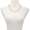 image:imageVince Camuto Goldtone Circle Crystal Stone Statement Necklace