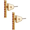 image:imageVince Camuto Goldtone Ruby Crystal Stone Stud Earrings