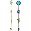 image:imageVince Camuto Goldtone Saphire Glass Stone Drop Dangle Earrings