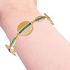 image:imageVince Camuto Goldtone Unique Disc Link Toggle Bracelet