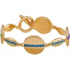 image:imageVince Camuto Goldtone Unique Disc Link Toggle Bracelet