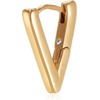image:imageVince Camuto Jewelry V Hinge Huggie Earrings Gold One Size