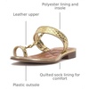 image:imageVince Camuto Lexiea ChainLink Flat SandalGrecian Gold