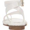image:imageVince Camuto Libahs Ankle Strap Toe Loop Flat SandalsBianco