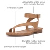 image:imageVince Camuto Libahs Ankle Strap Toe Loop Flat SandalsCortado