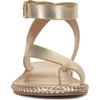 image:imageVince Camuto Libahs Ankle Strap Toe Loop Flat SandalsEgyptian Gold