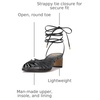 image:imageVince Camuto Lory Ankle Wrap Kitten Heel SandalsBlack
