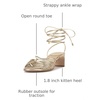 image:imageVince Camuto Lory Ankle Wrap Kitten Heel SandalsEgyptian Gold