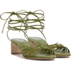 image:imageVince Camuto Lory Ankle Wrap Kitten Heel SandalsLizard Green
