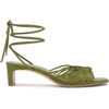 image:imageVince Camuto Lory Ankle Wrap Kitten Heel SandalsLizard Green