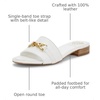 image:imageVince Camuto Maxine Banded Buckle Slide SandalsBianco