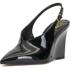 image:imageVince Camuto Meristi Slingback Closed Toe WedgeBlack Patent
