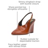 image:imageVince Camuto Meristi Slingback Closed Toe WedgeTan Leather