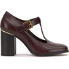 image:imageVince Camuto Micha TStrap Block Heel PumpsRich Mahogany