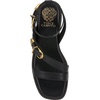 image:imageVince Camuto Neiko Double Buckle Strappy Flat SandalsBlack