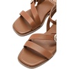 image:imageVince Camuto Neiko Double Buckle Strappy Flat SandalsGolden Walnut