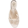 image:imageVince Camuto Pheya Knotted High Heel Mule SandalsCoconut Cream