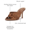 image:imageVince Camuto Pheya Knotted High Heel Mule SandalsGolden Walnut