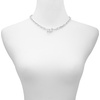 image:imageVince Camuto Silvertone Baguette Crystal Stone Toggle Necklace