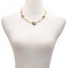 image:imageVince Camuto Two Tone Crystal Stone Toggle Necklace