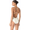 image:imageVince Camuto Womens Beaded Racerback Scoop Neck One Piece SwimsuitIvory