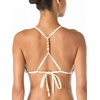 image:imageVince Camuto Womens Beaded String Triangle Bikini TopIvory