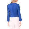 image:imageVince Camuto Womens Crew Neck Cropped Front Pocket JacketDeep Blue