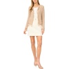 image:imageVince Camuto Womens Cropped Fringe JacketCamel
