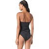 image:imageVince Camuto Womens Draped Bandeau Tankini TopBlack