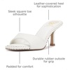image:imageVince Camuto Womens Emmla Stitched Mule SandalBianco