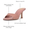 image:imageVince Camuto Womens Emmla Stitched Mule SandalDark Pale Pink