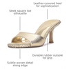 image:imageVince Camuto Womens Emmla Stitched Mule SandalEgyptian Gold