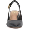 image:imageVince Camuto Womens Hamden Buckle Slingback PumpBlack Leather Wide Footbed