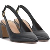 image:imageVince Camuto Womens Hamden Buckle Slingback PumpBlack Leather Wide Footbed