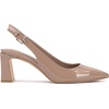 image:imageVince Camuto Womens Hamden Buckle Slingback PumpChai Latte Patent Leather Wide Footbed